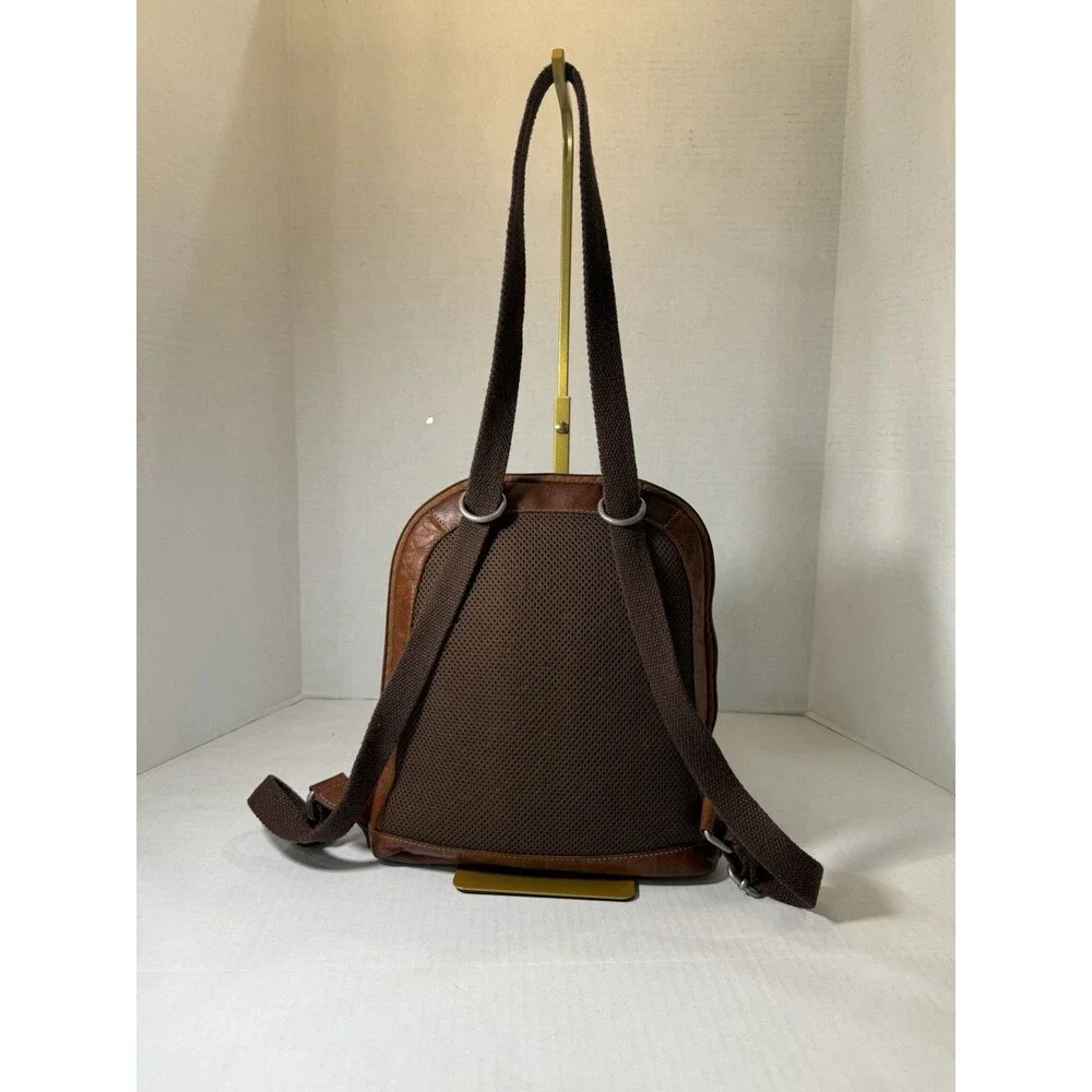 Jack Georges Voyager Convertable Crossbody Leather Bag Messenger American‎